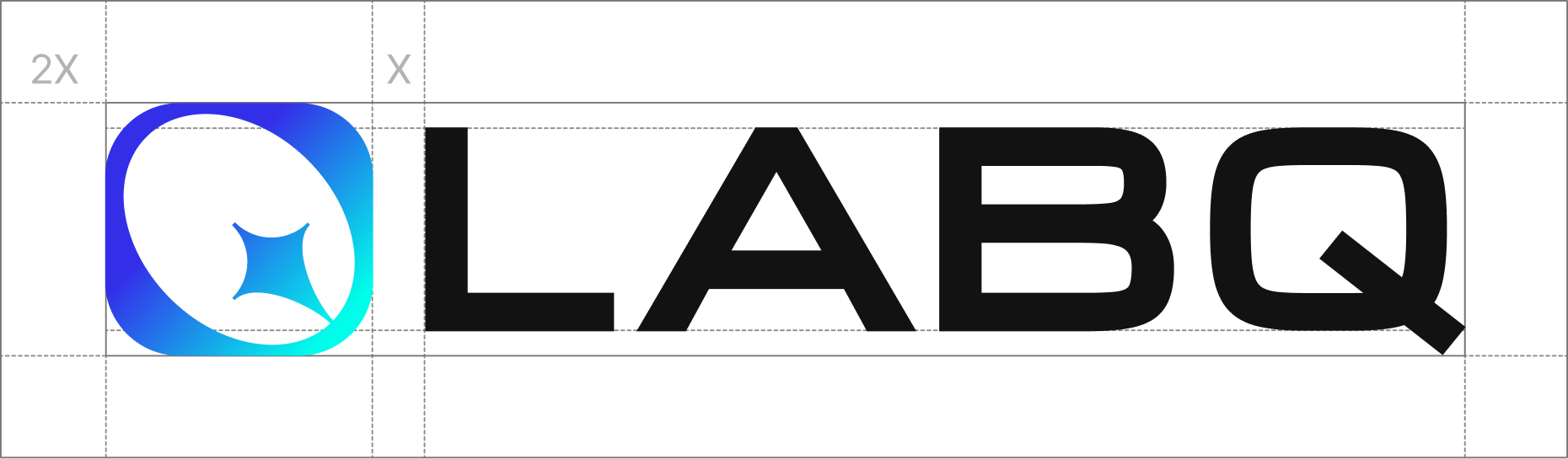 LABQ 로고 Clear Space